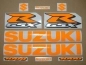 Preview: Suzuki GSX-R 1000 Universal with Neon-Orange Motorcycle Decals
