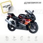 Preview: Suzuki GSX-R 600 2004 with Black/Orange Motorcycle Decals