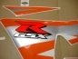 Preview: Restoration Sticker for Suzuki GSX-R 600 2004 in Black/Orange