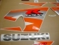 Preview: Suzuki GSX-R 600 2004 - Black/Orange - Sticker-Decals
