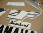 Preview: Yamaha YZF-600R 2000 - Black/Silver/Gold - Sticker-Decals