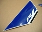 Preview: Yamaha YZF-R1 2014 - White/Blue - Sticker-Decals