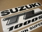 Preview: Suzuki TL 1000S 1999 - Gelb - Aufkleber-Dekor