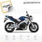 Preview: Suzuki GSR 600 2007 with Blue Motorcycle Decals
