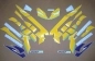 Preview: Restoration Sticker for Honda CBR 600 F3 1997 in Purple/Yellow