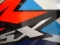 Preview: Suzuki GSX-R 600 2007 with Blue/White Vinyl-Sticker