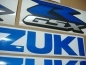 Preview: Restauration Aufkleber-Set für Suzuki GSX-R 750 in Reflektierend Blau