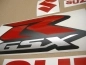 Preview: Restauration Aufkleber-Set für Suzuki GSX-R 750 in Reflektierend Rot