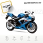 Preview: Suzuki GSX-R 600 2009 with White/Blue Motorcycle Decals