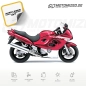 Preview: Suzuki GSX-F 750 Katana 2007 with Maroon Red EU Motorcycle Decals