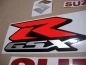 Preview: Suzuki GSX-R 600 2017 - Black - Sticker-Decals
