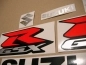 Preview: Suzuki GSX-R 600 2018 - Titanium grey - Sticker-Decals