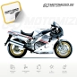 Preview: Yamaha FZR 1000 1989 with Silver/Grey Motorcycle Decals