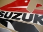 Preview: Restauration Aufkleber-Set für Suzuki GSX-R 750 2002 in Rot/Silber