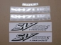 Preview: Restoration Sticker for Suzuki SV 650S 2002 in Blue
