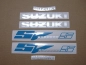 Preview: Restoration Sticker for Suzuki SV 1000S 2004 in Blue
