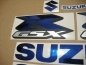 Preview: Replica Dekor für Suzuki GSX-R 750 Universal in Chrome Blau