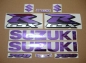 Preview: Suzuki GSX-R 750 Universal with Chrome Purple Motorcycle Decals