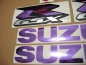 Preview: Suzuki GSX-R 750 Universal with Chrome Purple Vinyl-Sticker