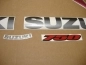 Preview: Suzuki GSX-R 750 2006 - Burgunder/Schwarz - Aufkleber-Dekor