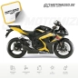 Preview: Suzuki GSX-R 750 2006 in gelb/schwarz mit Aufkleber-Dekor