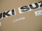 Preview: Suzuki GSX-R 750 2010 with Brown Vinyl-Sticker