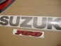 Preview: Suzuki GSX-R 750 2009 - White/Silver - Sticker-Decals