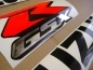Preview: Suzuki GSX-R 1000 2003 - Silver - Sticker-Decals