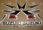 Preview: Suzuki GSX-R 1000 2006 with Black/Grey Vinyl-Sticker