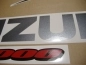 Preview: Suzuki GSX-R 1000 2007 - Silver/Red - Sticker-Decals