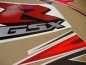 Preview: Suzuki GSX-R 1000 2007 - Silver/Red - Sticker-Decals