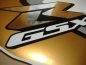 Preview: Restauration Aufkleber-Set für Suzuki GSX-R 1000 2008 in Schwarz/Gold