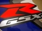 Preview: Suzuki GSX-R 1000 2008 - White/Blue - Sticker-Decals