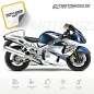 Preview: Suzuki Hayabusa 2005 in dunkelblau/silber mit Aufkleber-Dekor