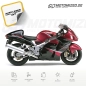 Preview: Suzuki Hayabusa 2006 in burgunder/schwarz mit Aufkleber-Dekor