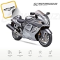 Preview: Suzuki Hayabusa 2009 in grau/silber mit Aufkleber-Dekor