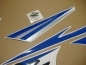 Preview: Suzuki Hayabusa 2009 - Weiß/Blau - Aufkleber-Dekor