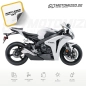Preview: Honda CBR 1000RR 2009 with White Motorcycle Decals