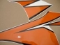 Preview: Replica Dekor für Honda CBR 1000RR 2010 in Orange/Silber