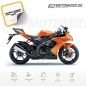 Preview: Kawasaki ZX-10R 2008 in orange mit Aufkleber-Dekor