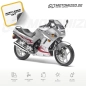 Preview: Kawasaki 250R Ninja 2007 with Silver/Chrome Red Motorcycle Decals