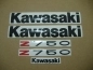 Preview: Kawasaki Z 750 2006 - Silber - Aufkleber-Dekor