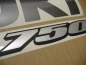Preview: Suzuki GSX-R 750 2008 with Black Vinyl-Sticker