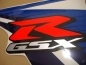 Preview: Suzuki GSX-R 600 2012 - Weiß/Blau - Aufkleber-Dekor