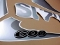 Preview: Suzuki GSX-R 600 1999 with Black/Grey Vinyl-Sticker