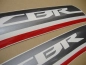 Preview: Replica Dekor für Honda CBR 600 F 2012 in Weiß/Schwarz