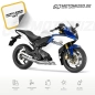 Preview: Honda CBR 600 F 2013 in weiß/blau mit Aufkleber-Dekor