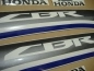 Preview: Honda CBR 600 F 2013 - Weiß/Blau - Aufkleber-Dekor