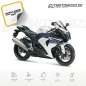 Preview: Suzuki GSX-R 1000 2010 with White/Black Motorcycle Decals