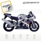 Preview: Yamaha YZF-R6 1999 with Silver/Black Motorcycle Decals